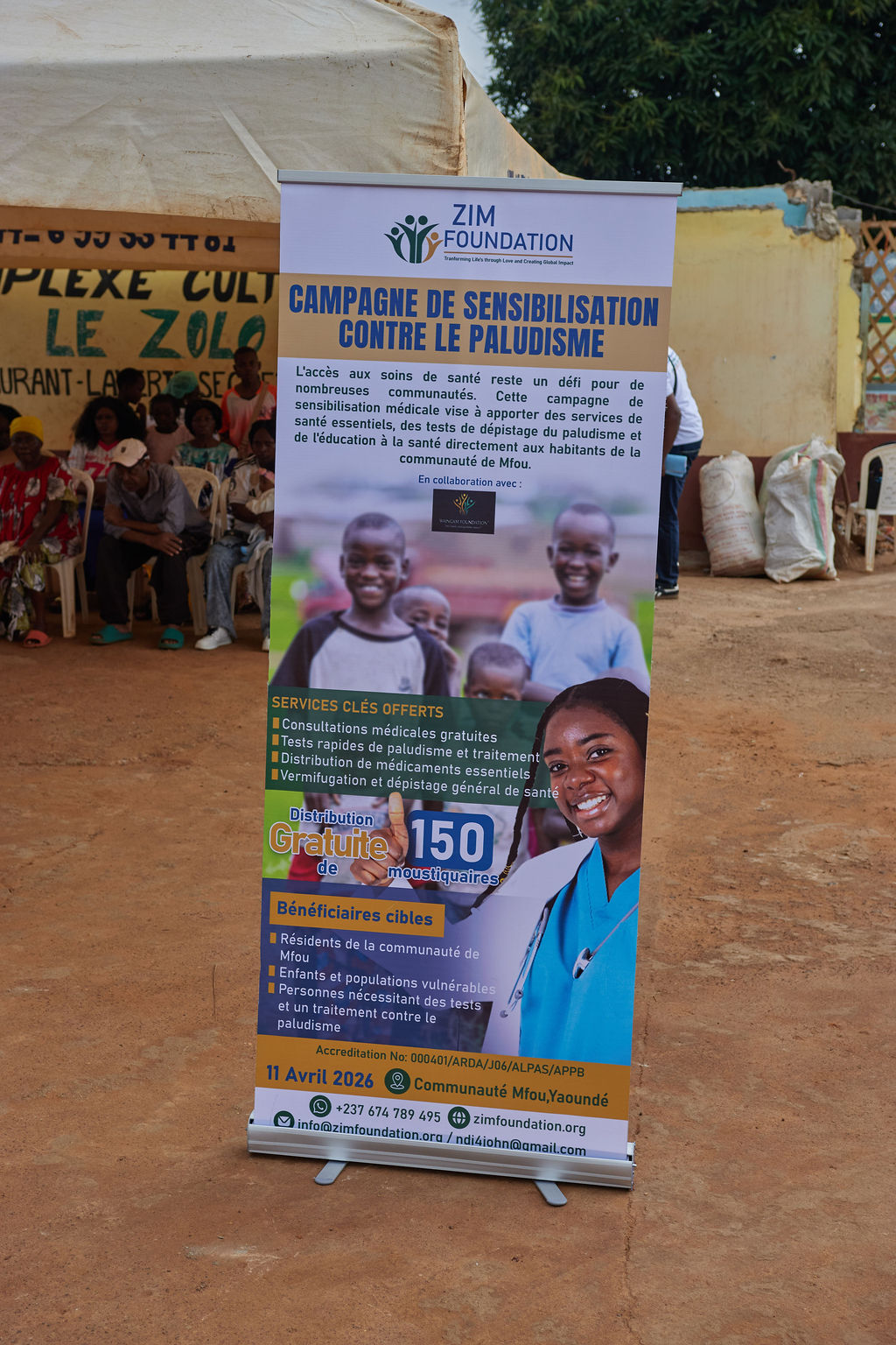 Happy beneficiary